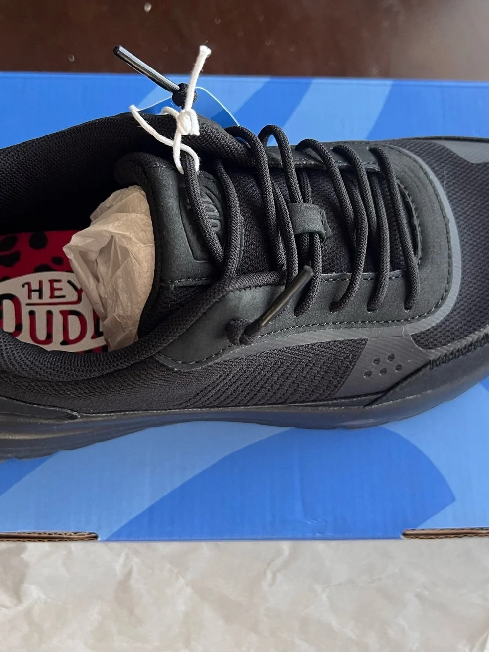 Hey Dude Women's Black Athletic Sneakers